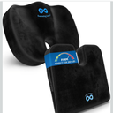 Everlasting Comfort High Density Memory Foam Wedge Cushion & Seat Cushion – Premium Support for Tailbone & Lower Back Pain – Ideal for Office Chairs, Cars