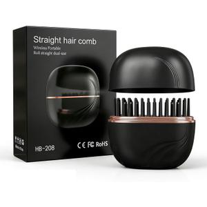 Mini Hair Straightener,USB Charge Hair Straightener Travel,3Speed Temperature Control,Mini Portable Straightener for Women,Girls Home & Travel (Black)