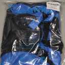 Drawstring Backpack Sandproof Beach Backpack with Shoe Compartment & Wet Pocket Waterproof Mesh Swim Bag Pool Bag for Gym, Travel and Workout Gear (Blue)