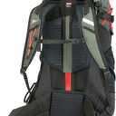 High Sierra Pathway 2.0 Backpack with Hydration Storage Sleeve, for Hiking, Biking, Camping, Traveling, Forest Green/Black, 60L