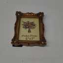 Vintage Picture Frame 5x7 Inch, Ornate Antique Photo Frames with Glass Front, Baroque Design, Tabletop & Wall Hanging, Photo Gallery, Gold