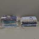 Cholemy 36 Pcs Christmas Kraft Gift Boxes with Lids Bulk Small Gift Boxes with Bow Empty for Xmas Proposal Christmas Holiday Presents Packaging(Blue,Snowman)