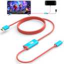 Switch 2 Dock,(Plug-and-Play) 4K@60HZ 6.6 ft,USB C to HDMI Replacement Cable for Nintendo Switch Dock,Portable Travel TV Base Adapter  Travel NS2 Docking Station Cord Compatible with Nintendo Switch