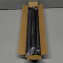 Black Shower Curtain Rod 31 to 68 Inch,1 Inch Diameter Adjustable Spring Tension Stainless Steel Telescoping Rod,Easy Install,No Rust