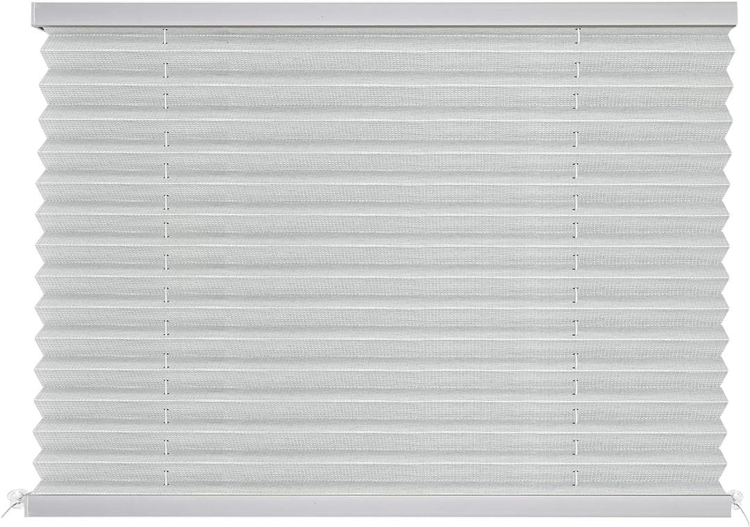 RV Blinds for Camper Window,RV Window Shades Camper Blinds for Travel Trailer,Pleated Shade for Motorhome Motor Coach-50 W x 38" L,Gray