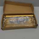 goldenwarm Gold Drawer Pulls 10in Brass Hardware for Cabinets - LSJ12GD256 Modern Square Bar Pulls for Cabinets Brushed Brass Drawer Handles 10 Pack Closet Door Hardware (10in hole centers)