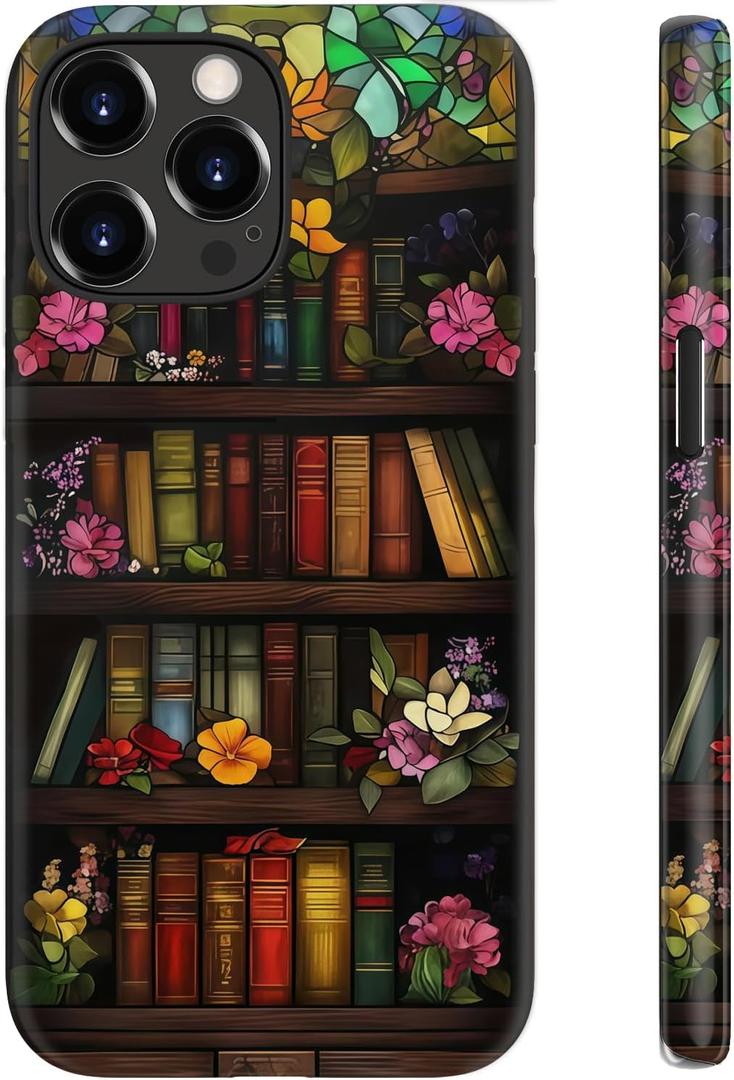 for iPhone 16 Pro Case, Cute Floral Trendy Cover for Women | Wireless Charging Compatible, Dual-Layer Hard Shell + Silicone, Shockproof Protective Phone Case for Girls