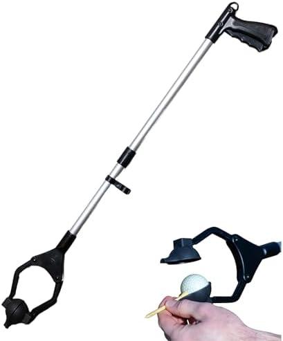 Golf Ball Teeing Aid Device for Seniors | Easy Golf Ball Dispenser Eliminates Bending | Motorless Golfing Dispenser Tees Up Your Golfing | Adaptive Gifts for Seniors | Foldable Tee Assistant