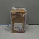 Artificial Plants Potted Real Looking Small Faux Plant with Rustic Black Cement Planter for Kitchen Office Desk Bookshelf Decor (Eucalyptus Plant)