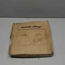 Bell Lamp Shades Set of 2, 6"Top x 13"Bottom x 10"High, Beige Shade Replacement for Table Lamps, Floor Lamps, Fabric Natural Linen Hand Crafted(Spider Fitter), Harp Holders Included, Assembly Required