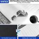 Women's Ankle Athletic Moisture Wicking Socks Running Short Thick Breathable Cushioned Low Cut Tab Sports Socks 6 Pairs (White, S)