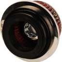 HIFROM 8161 Universal Clamp-On Air Filter Black Small Round Reverse Tapered fit 3 inch, 3 1/2 inch and 4 inch tubes