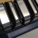 Homly Professional Electric Knife Sharpeners for Kitchen Knives with Diamond Abrasives and Precision Angle Guides, Multifunctional 3-Stage Slots, Applicable to Straight Knife and Ceramic Knife