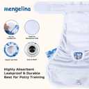Washable Dog Diapers Female 3 Pack Reusable Highly Absorbent Puppy Diapers, Premium Doggie Diapers, Durable Leak-Proof Dot Doggy Diapers for Period Heat Incontinence Potty Training, M
