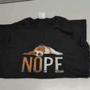 Nope Lazy Beagle Funny Dog Lover Vintage Cute Beagle Mom T-Shirt, Small