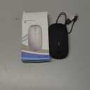 Wire Less 2.4G Ergonomic Dual Mode LED Breathing Light 500mAh Rechargeable Battery Adjustable DPI Office (Black)