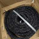 1 Pcs 10 Ft Long Rubber Mulch for Landscaping Garden Mulch Black Roll Rubber Mulch Mat Recycled Natural-Looking Edging Border Cuttable Reduced Weed Growth Bed Liner for Garden 2026 (EXP 12/27/36)