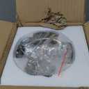 Modern Crystal Pendant Lighting Hanging Pendant Lighting Fixture Adjustable Ceiling Light for Kitchen Dining Room Bedroom Kitchen Island (Silver)