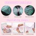 3 Pcs Butterfly Decorations Mariposas Grandes para Decoracion, 3D Hanging Big Butterflies Decor 19 Inch for Baby Shower Women Birthday Decorations Flowers Garden Wall Wedding Decor(White,Purple,Pink)