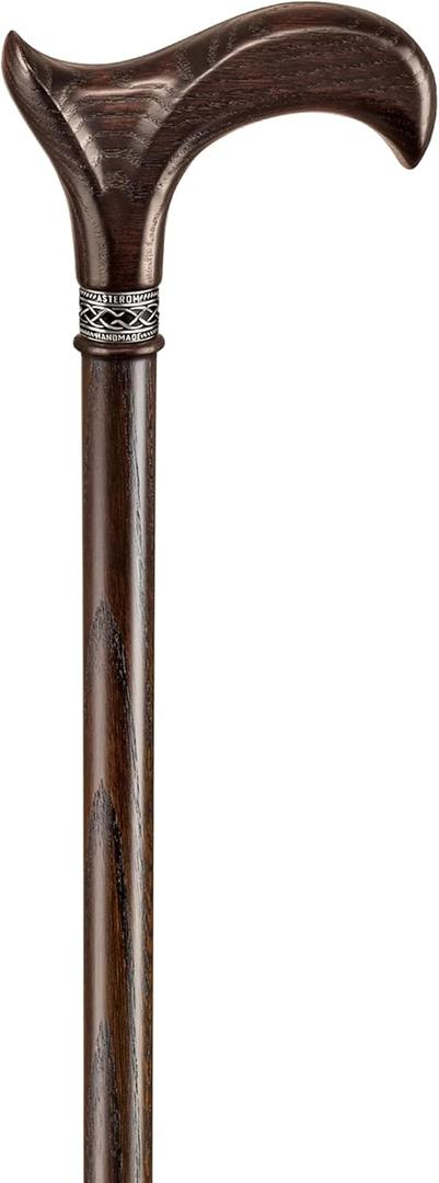 Asterom Walking Cane - Handmade, Ergonomic, Wooden - Canes for Men & Women - Walking Sticks for Seniors, Unique, Wood - FSA/HSA Eligible, Size: 36" (for height 5'10" to 5'11")