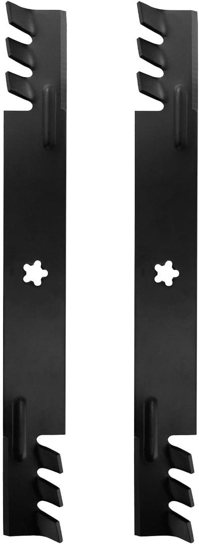 ACEBRI Mulching Blades 42 '' for Ariens 21546095, 42 '' for Craftsman 127843, 134149, 138498, for Craftsman LT2000 LT1000 532134149 for Husqvarna 42'' mulching Riding Mower Blades(5 Point Star), 2Pack