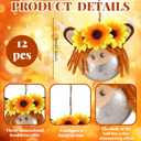 12 Pcs Western Handmade Christmas Ornament Highland Cow Ball Decoration 3D Christmas Tree Decor with Loop Shatterproof Hanging Ornament for Xmas Tree Home Farmhouse Decor Animal Lover Gifts