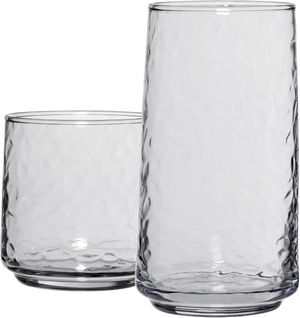 Anchor Hocking Brockhill Drinking Glasses (16-Pieces, dishwasher safe)
