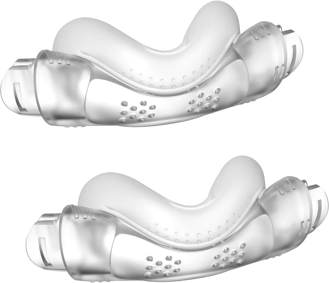 2 Packs Replacement Cushion for Airfit N30i(M)-All Sizes, 2 Packs Old Version Curved Nasal Cradle Cushion Compatible with N30i, Soft & Comfortable Great-Value Supplies by Medihealer