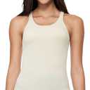 sphinx cat Yoga Racerback Tank Top for Women with Built in Bra,Women's Padded Sports Bra Fitness Workout Running Shirts (M)