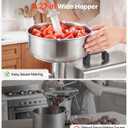 VEVOR Electric Tomato Strainer 370W Food Mill and Sauce Maker 200 lbs/H