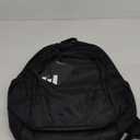 adidas Defender 5 Team Sports Backpack (33L) Durable Large Athletic Gym Laptop Travel Bag, Black/Black, One Size
