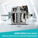 4681EL1008A Dryer Motor Assembly Compatible with LG & Ken-More Dryer, Replaces 4681EL1002A 4681EL1008P 4681EL1008B 4681EL1008H EAP2400858 PS3523290 AP4438218 1330330