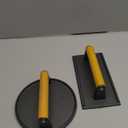 Burger Press, 7" Round & 8.2"X4.3" Rectangle Heavy-Duty Cast Iron Smash Bacon Press Meat Steak With Wood Handle for Griddle, Sandwich, Nonstick Pan (68.08 Ounce (Pack of 1))