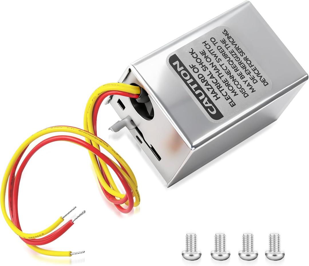 Zone Valve Compatible with Honeywell Zone Valve v8043e1012, 40003916-026 Power Replacement Head, 40004850-001 (Lid Model) 2-Way 4-Wire, Normally Closed 24Vac 50/60Hz 18" Leads with End Switch