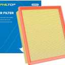 PHILTOP Engine Air Filter CA10755 Replacement for 2011-2021 Grand Cherokee 3.6L/V8 5.7L/V8 6.4L, 2012-2017 Camry V6 3.5L, 2014-2019 Highlander L4 2.7L/V6 3.5L, 2013-2018 Avalon V6 3.5L