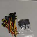 NAOEVO 3 Pin Connector Waterproof, 16 AWG 3 Wire Connectors, Automotive Electrical Male and Female Plug with Heat Shrink Tubing for Car Truck Boat Wire Connection, 6 Kits