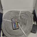 zoegi 500ft Outdoor LED Strip Lights Waterproof, Music Sync RGB IP68 Outside Led Light Strips Waterproof with App and Remote, Exterior Led Rope Lights for Deck, Balcony, Roof, Garden, Pool (500FT)