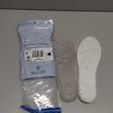 4D Cloud Insoles for Men and Women, Memory Foam Cloud Insoles Super Soft Anti-Fatigue, Shock Absorption, Relieve Foot Pain, (Gray, Women: US 5-9)