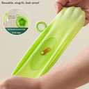 6 Pcs Silicone Dustproof and Fresh-keeping Covers Set, Silicone Stretch Lids for Food Storage for Cups/Cans/Jars/Bowls, Reusable Stretch and Seal Lids with Easy-open Pull Tab and Day Indicator
