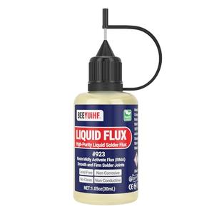 BEEYUIHF Liquid Solder Flux Dropper, Liquid Soldering Flux, No Clean Liquid Flux, Electrical Liquid Rosin Flux Solder, Liquid Flux Soldering Squeeze Bottle (30 mL/1.05Oz.)