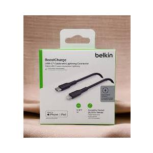 Belkin - BOOST↑CHARGE Braided USB-C 2.0, Fast Charging Cable 100W for iPhone, iPad, MacBook, Samsung, Nintendo Switch 2 & More - Black