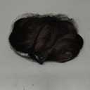 4PCS Clip in Hair Extensions Brown Black 20 Inch Long Wavy Synthetic Hair Extensions(4pcs, 20Inch, 4#)