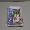 Magnetic Screen Door Left Right Side Opening Polyethylene Terephthalate Mesh Greater Than Fiberglass and Polyester Easy Install (Fit Door 36"x82"/Screen 38"x84, White)