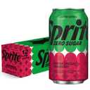Sprite Winter Spiced Cranberry Zero Sugar Soda Pop, 12 fl oz, 12 Pack, BB: FEB022026
