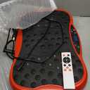 Vibration Plate Exercise Machine, Health & Fitness Full Body Vibration Platform, Portable Vibration Plate Platform for Weight Loss Home Fitness, Lymphatic Drainage, w/Resistance Bands+Remote