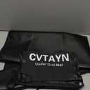 Large Under Grill Mat 60 40 Inch for Outdoor Charcoal, Smokers, Gas Grills, Deck and Patio Protective Mats, Fireproof Grill Pads, Indoor Fireplace Mat Prevents Ember Damage Wood Floor (Black)