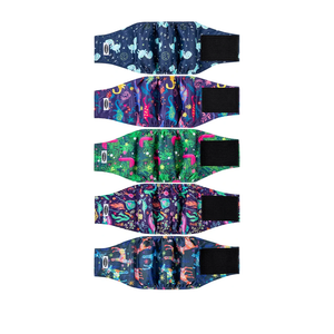 Male Dog Diapers, High Absorbing Dog Belly Bands for Male Dogs, Washable Reusable Dog Male Wraps(5 Pack)