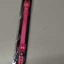 azuza Reflective Dog Collar with Airtag Holder, Soft Neoprene Padded Pet Collar with ID Tag Ring, Adjustable for Small Dogs, Hot Pink, S