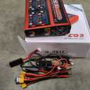 BGUAD CQ3 10A 100W 1-6S 100Wx4/10Ax4 Balance Charger with JST_XH Adapter Board for LiPo Life NiMH NiCd Battery