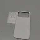 GONEZ Magnetic for iPhone 17 Pro Max Case, Compatible with MagSafe, [Screen Protector + Camera Lens Protector], Liquid Silicone Anti-Scratch Shockproof Protective Phone Case 6.9 inch, White